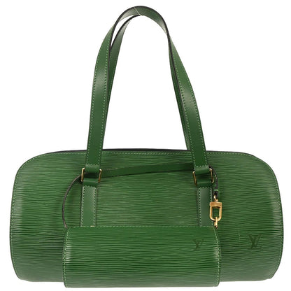 Louis Vuitton Green Epi Soufflot Handbag M52224