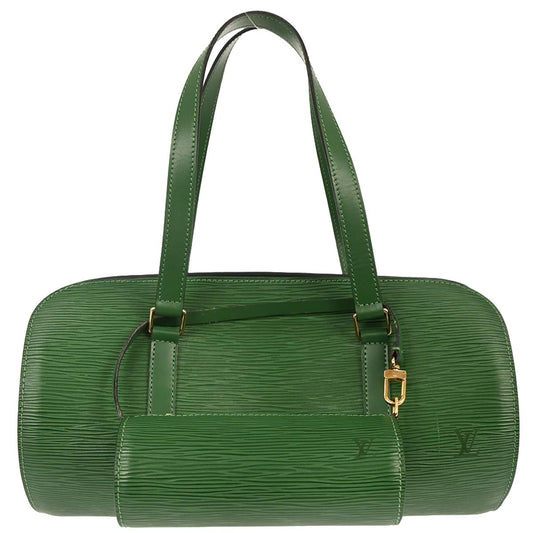 Louis Vuitton Green Epi Soufflot Handbag M52224