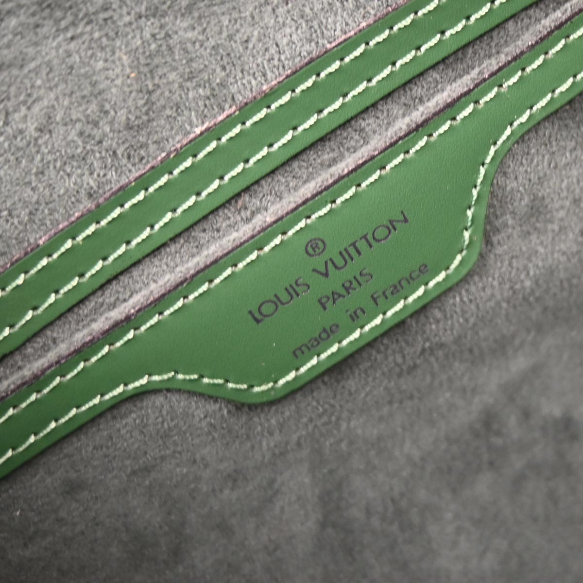 Louis Vuitton Green Epi Soufflot Handbag M52224
