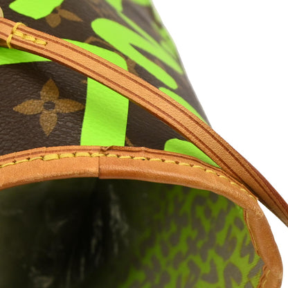 Louis Vuitton Green Monogram Graffiti Neverfull GM Tote Bag M93703
