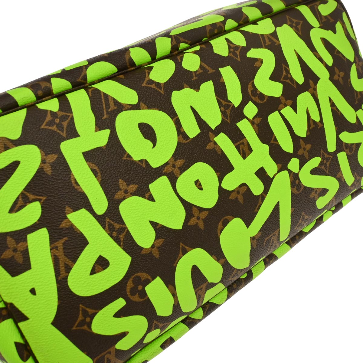 Louis Vuitton Green Monogram Graffiti Neverfull GM Tote Bag M93703