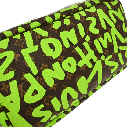 Louis Vuitton Green Monogram Graffiti Neverfull GM Tote Bag M93703