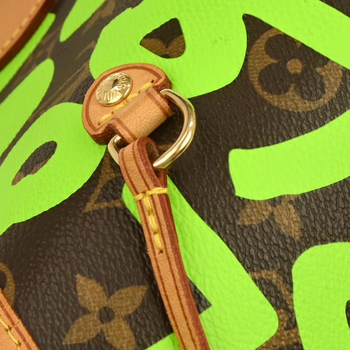 Louis Vuitton Green Monogram Graffiti Neverfull GM Tote Bag M93703