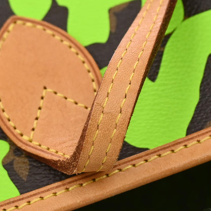 Louis Vuitton Green Monogram Graffiti Neverfull GM Tote Bag M93703