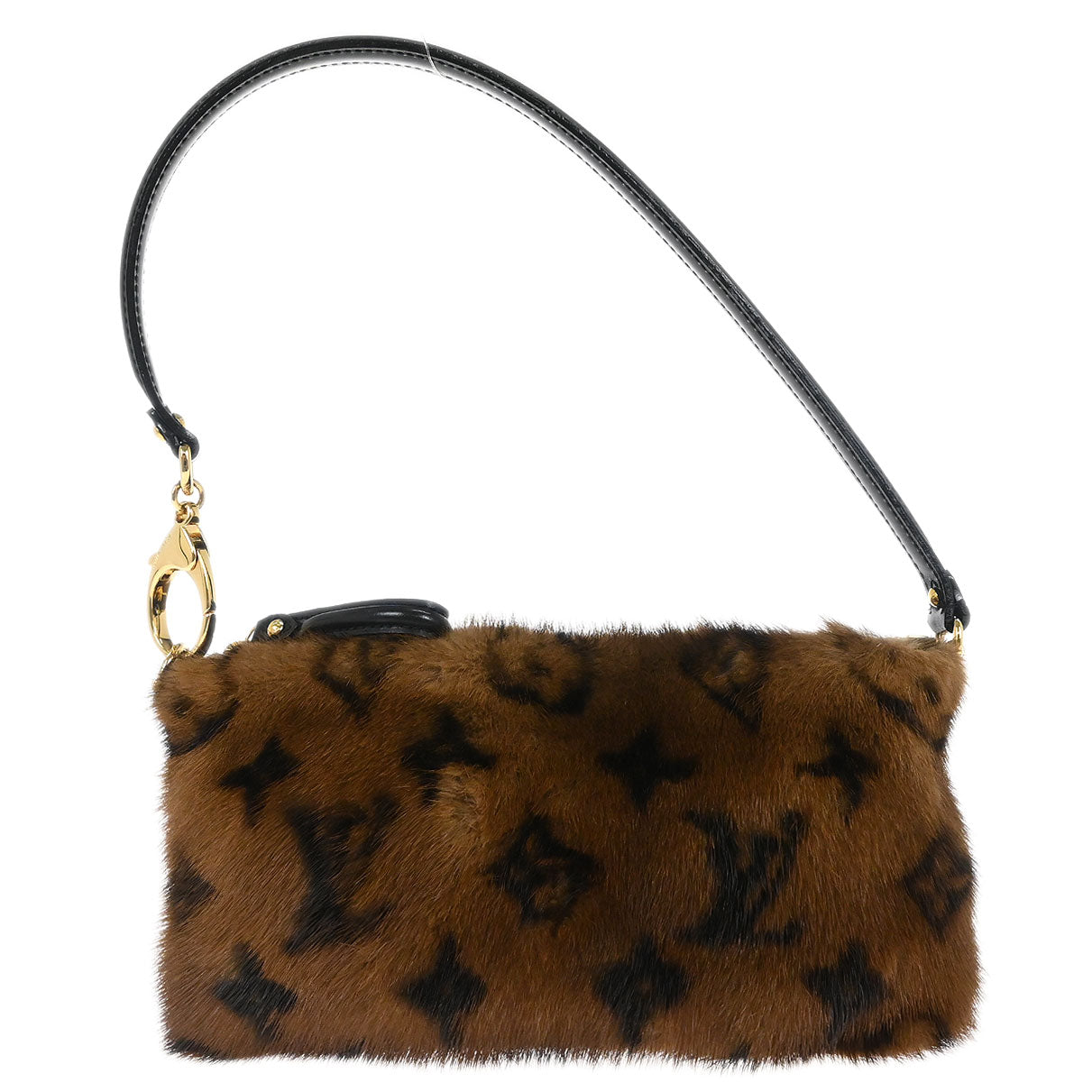 Louis Vuitton * Monogram Mink Pochette Milla MM Handbag M60182