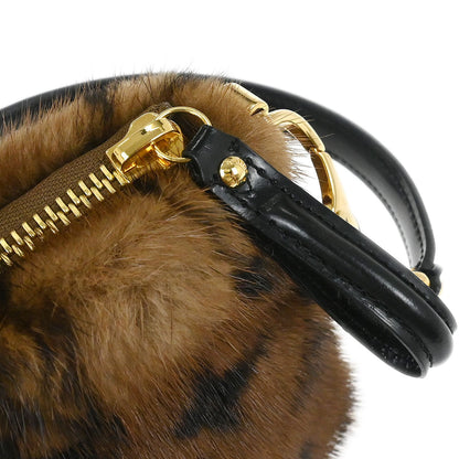 Louis Vuitton * Monogram Mink Pochette Milla MM Handbag M60182