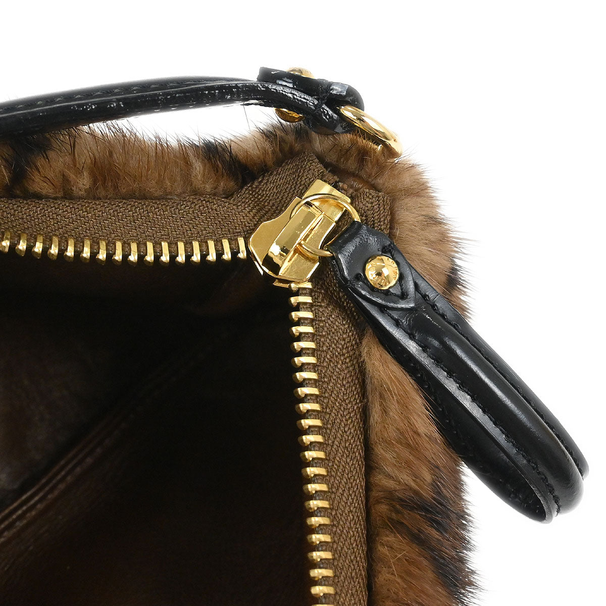 Louis Vuitton * Monogram Mink Pochette Milla MM Handbag M60182