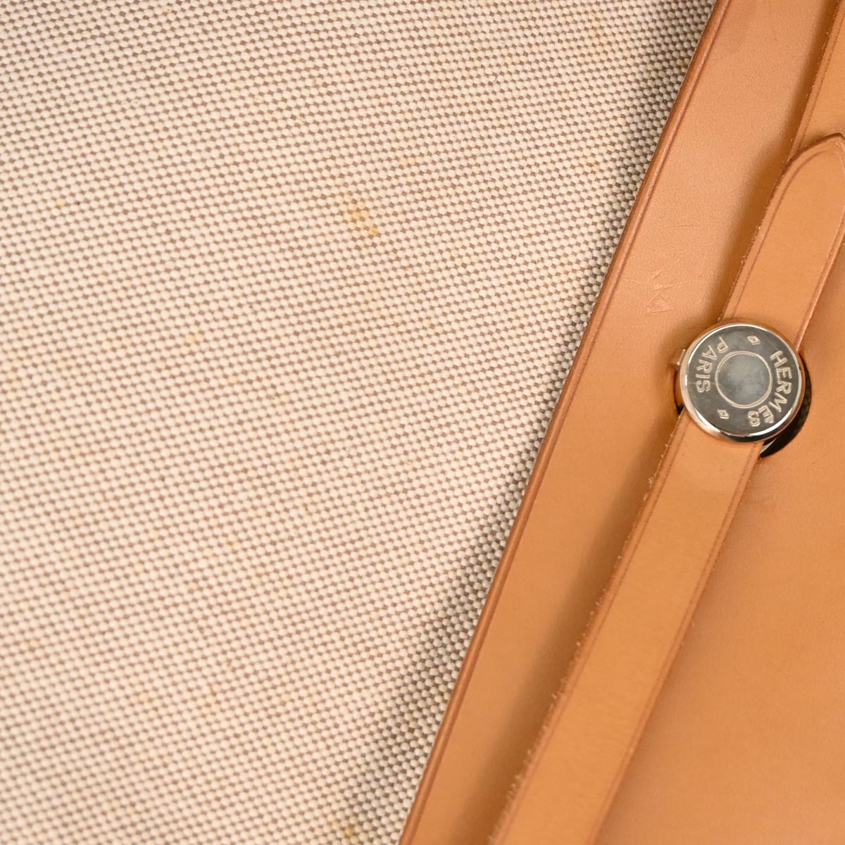 Hermes Natural Toile H Herbag a Dos 2 in 1 Backpack