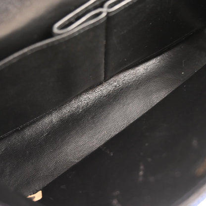 Chanel Blue Denim Small Classic Double Flap Shoulder Bag