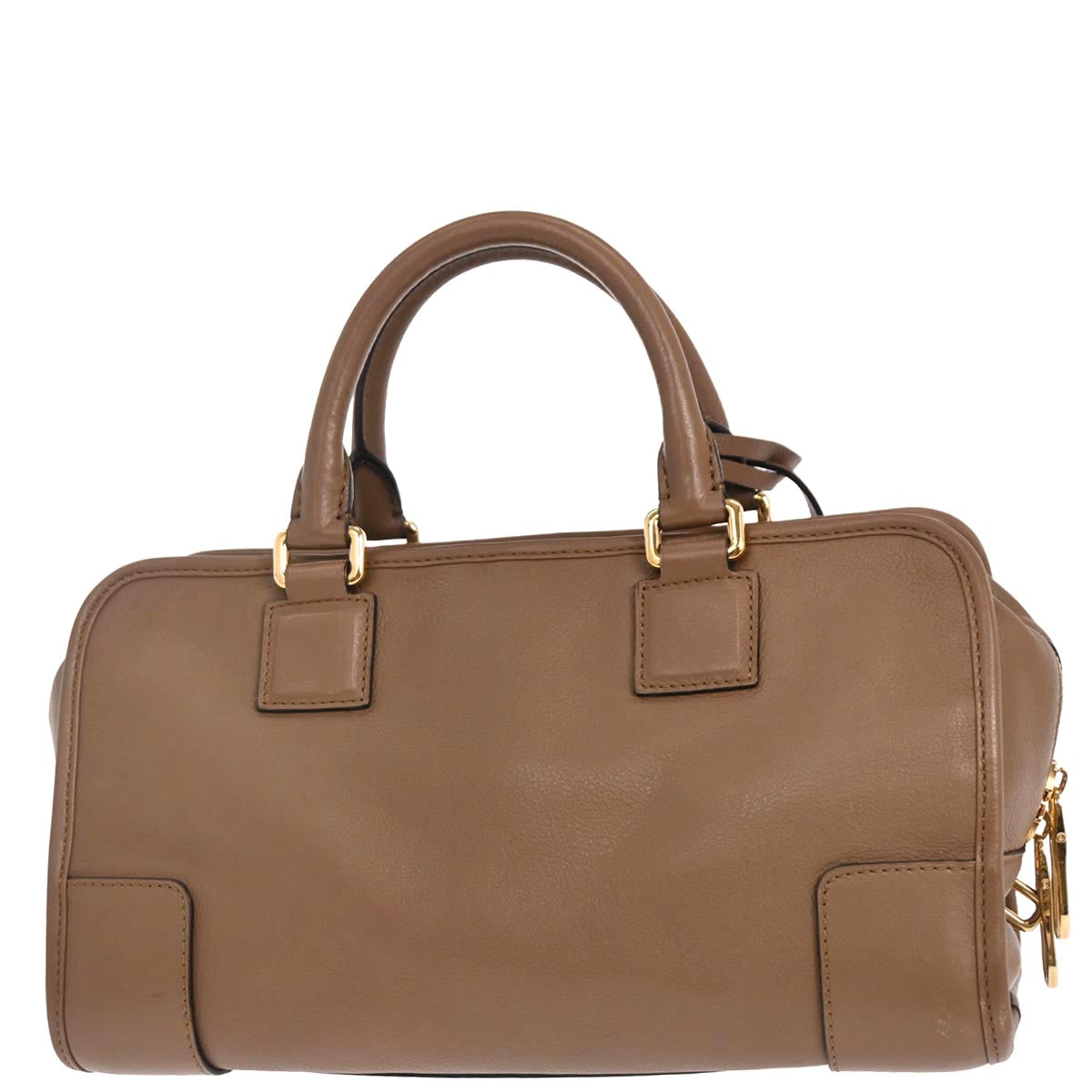 Loewe Brown Calfskin Amazona 28 Handbag