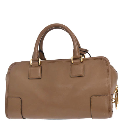 Loewe Brown Calfskin Amazona 28 Handbag