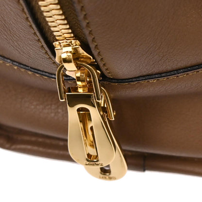 Loewe Brown Calfskin Amazona 28 Handbag