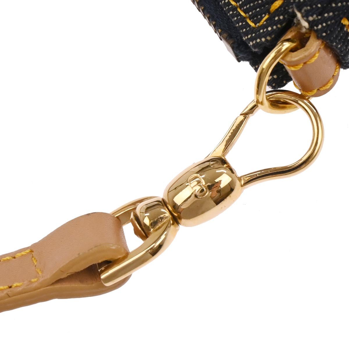 Christian Dior Navy Denim Saddle Handbag