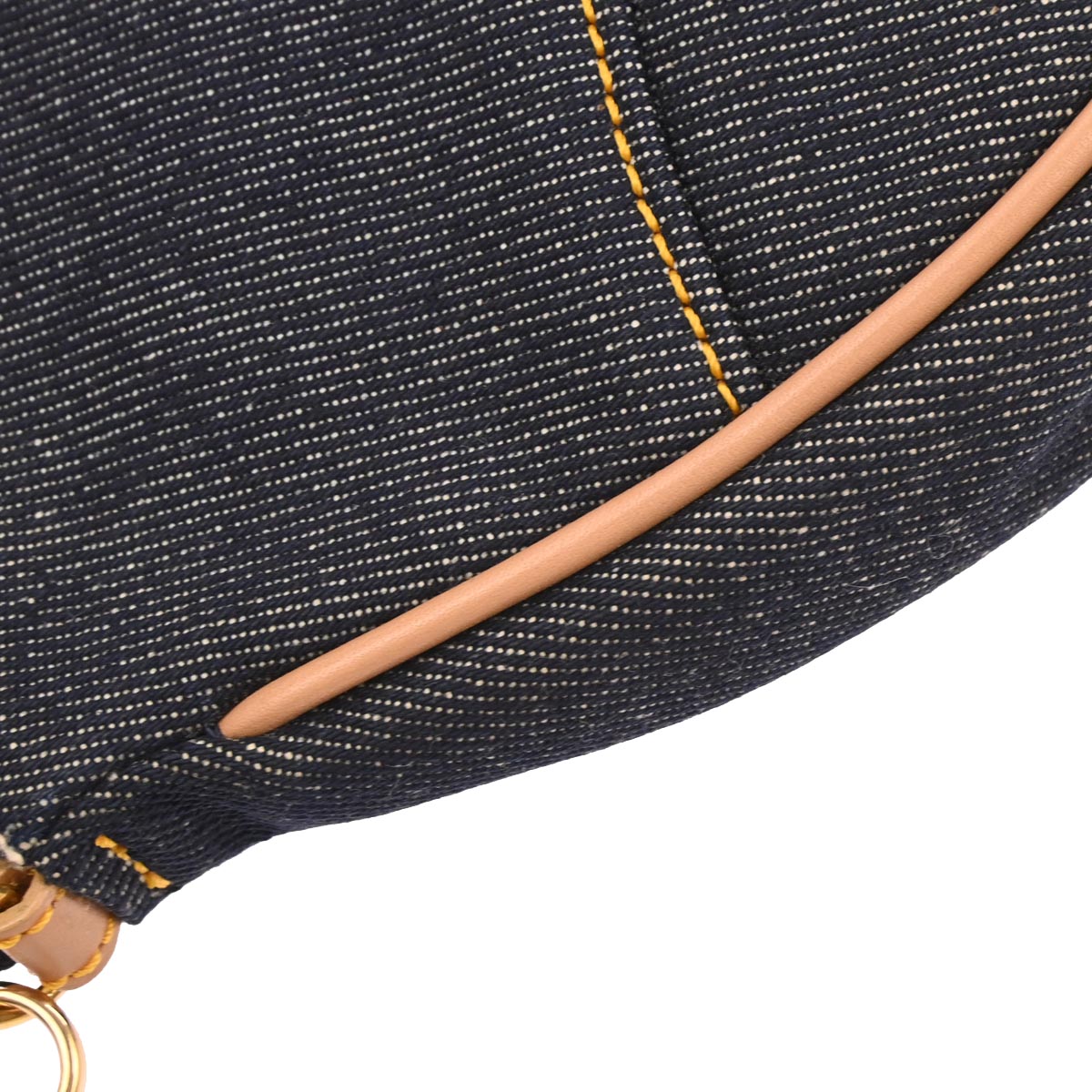 Christian Dior Navy Denim Saddle Handbag