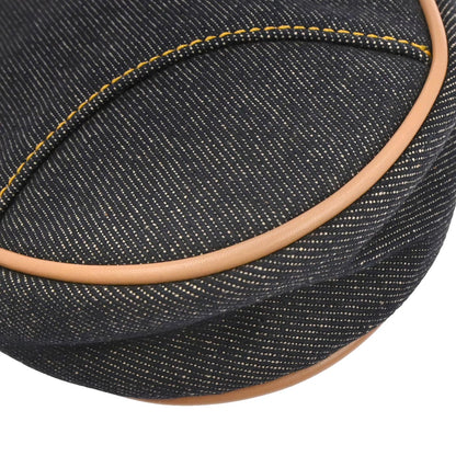 Christian Dior Navy Denim Saddle Handbag