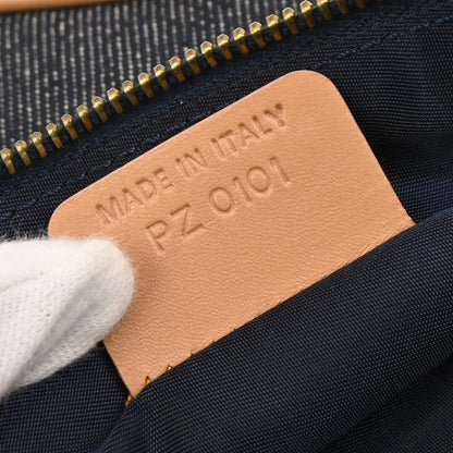 Christian Dior Navy Denim Saddle Handbag