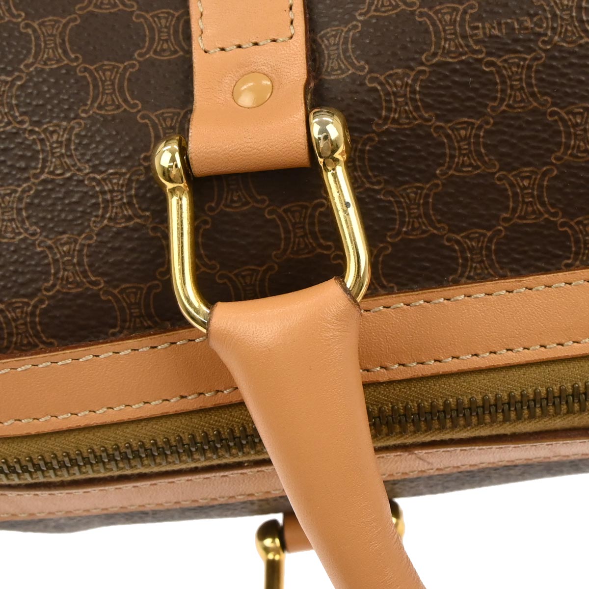 Celine Brown Macadam Handbag