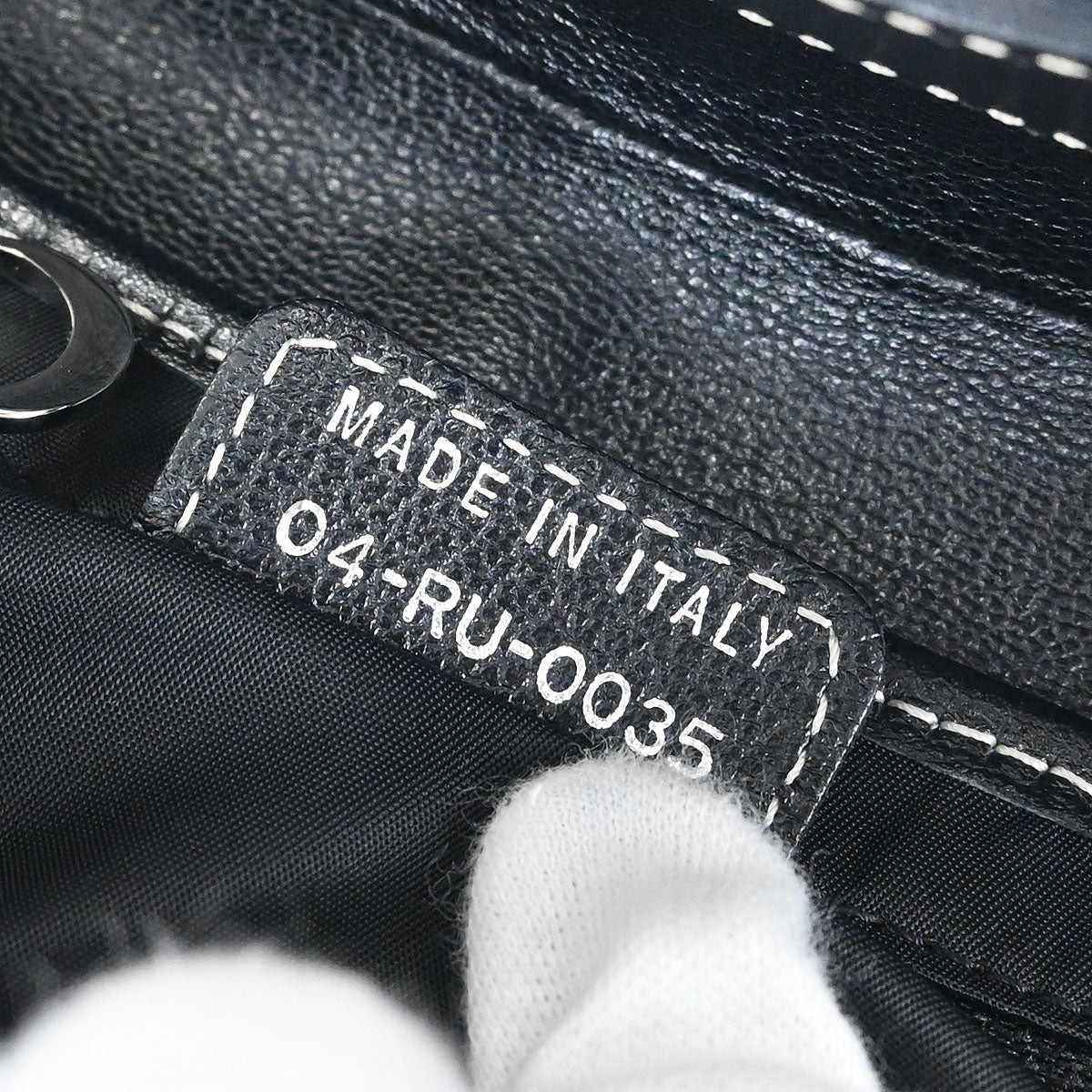 Christian Dior 2005 Black Embroidered Trotter Saddle Handbag