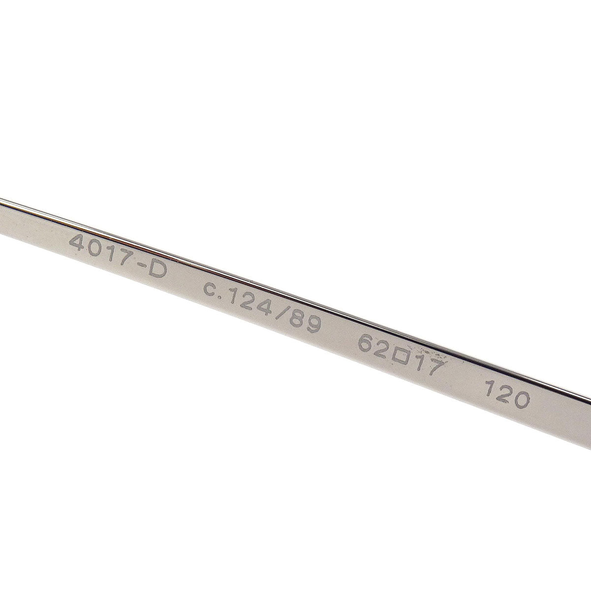 Chanel Sunglasses Eyewear Brown Rhinestone 62□17 Small Good