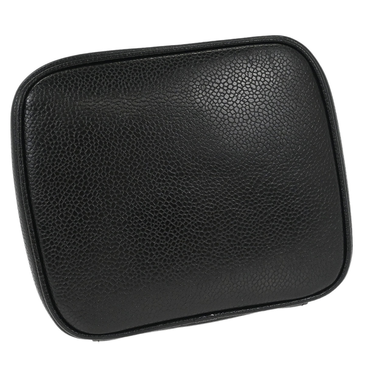 Chanel Black Caviar Skin Timeless Vanity Handbag