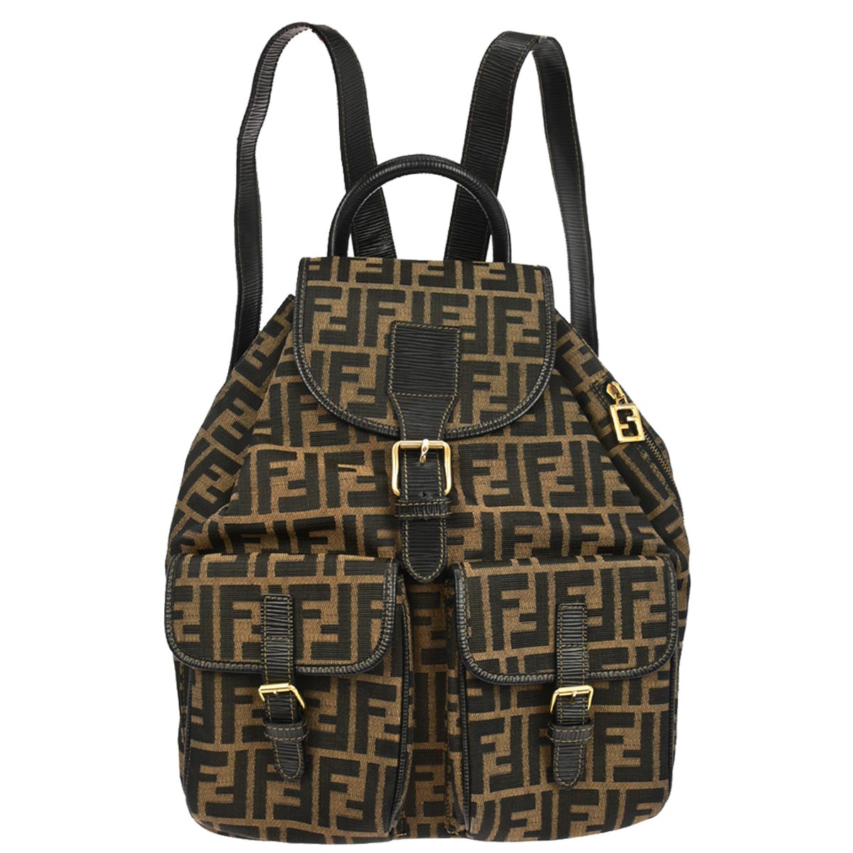Fendi Brown Zucca Backpack