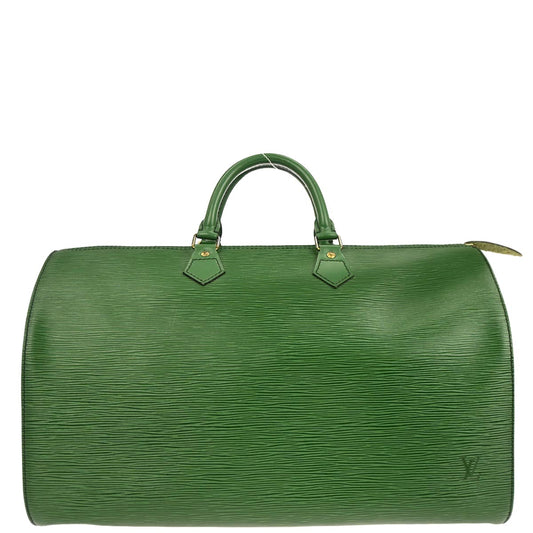 Louis Vuitton Green Epi Speedy 40 Handbag M42984
