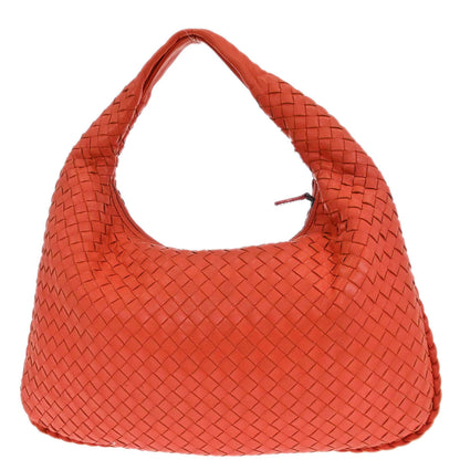 Bottega Veneta Pink Lambskin Intrecciato Hobo Handbag