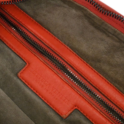 Bottega Veneta Pink Lambskin Intrecciato Hobo Handbag