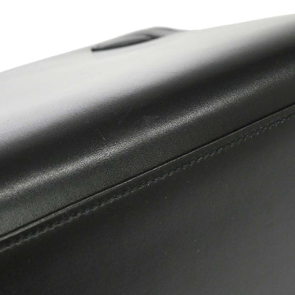 Hermes Black Box Calf Kelly 32 Sellier 2way Shoulder Handbag
