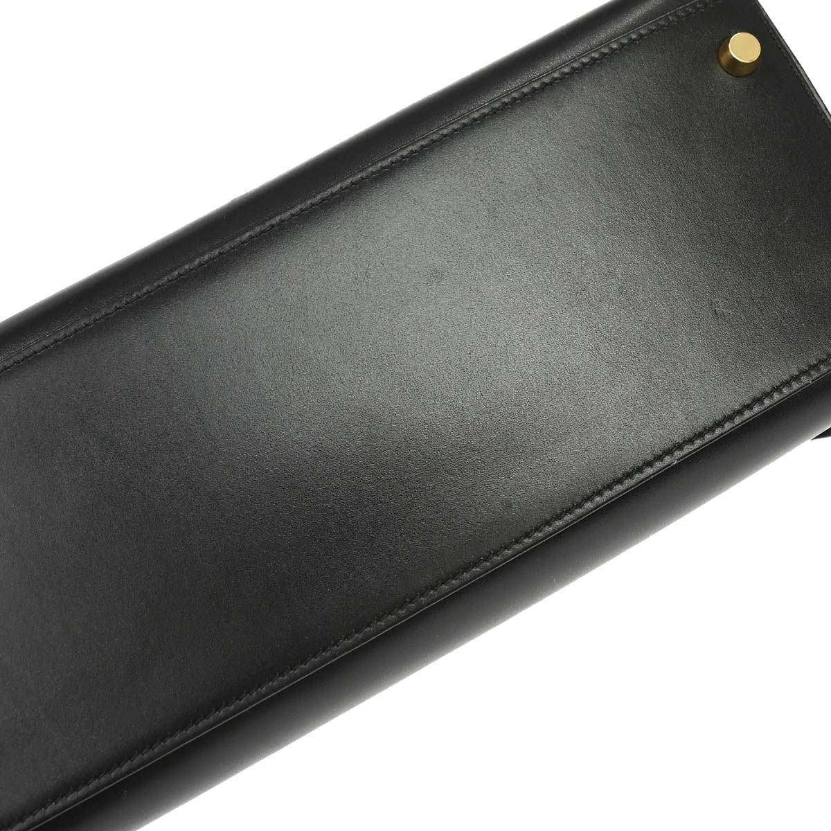 Hermes Black Box Calf Kelly 32 Sellier 2way Shoulder Handbag