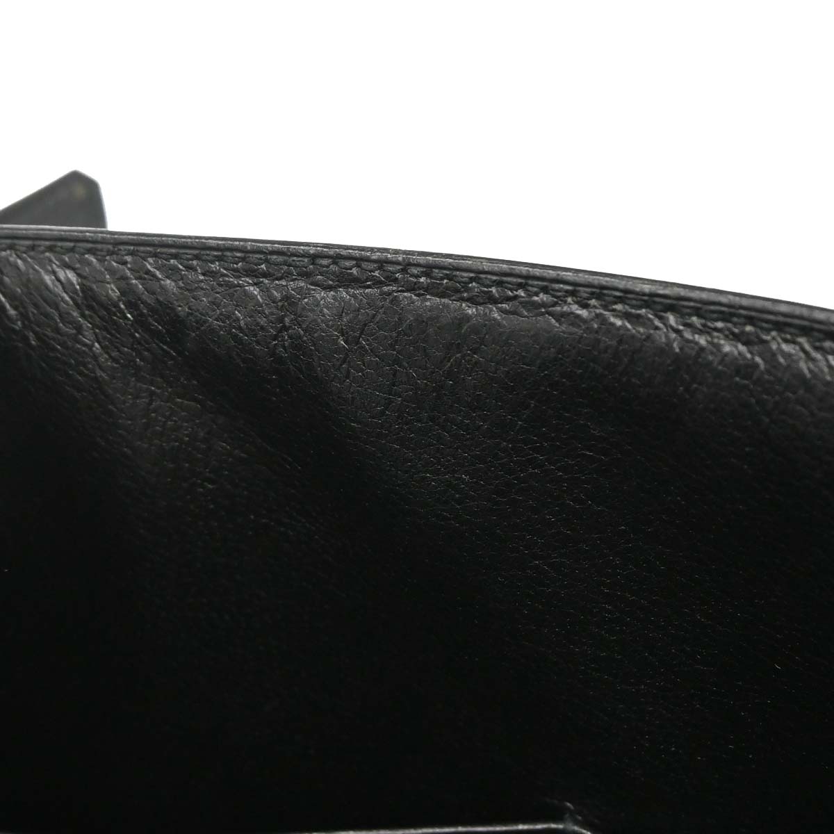 Hermes Black Box Calf Kelly 32 Sellier 2way Shoulder Handbag