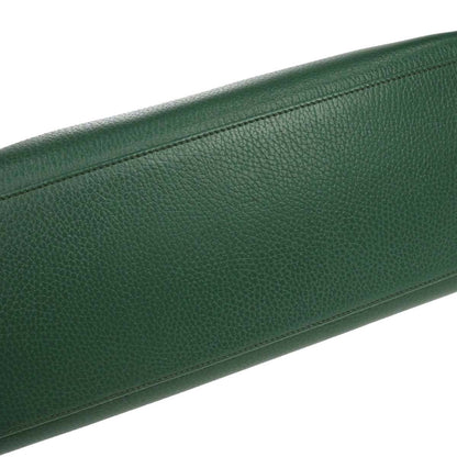 Hermes Green Taurillon Clemence Kelly 35 Retourne 2way Shoulder Handbag