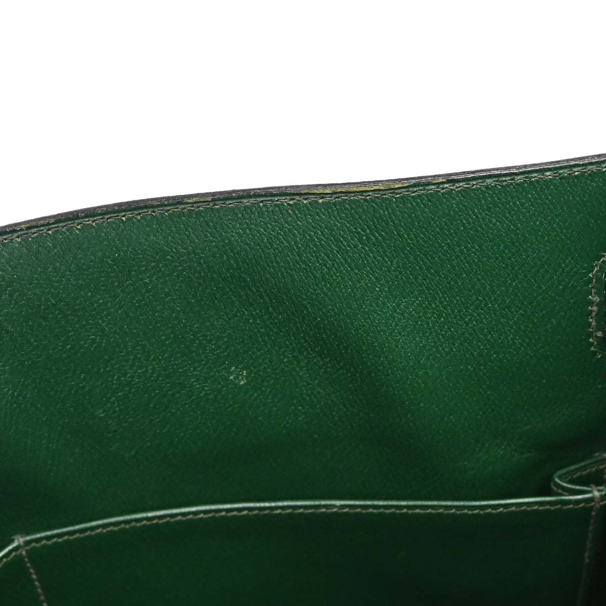 Hermes Green Taurillon Clemence Kelly 35 Retourne 2way Shoulder Handbag