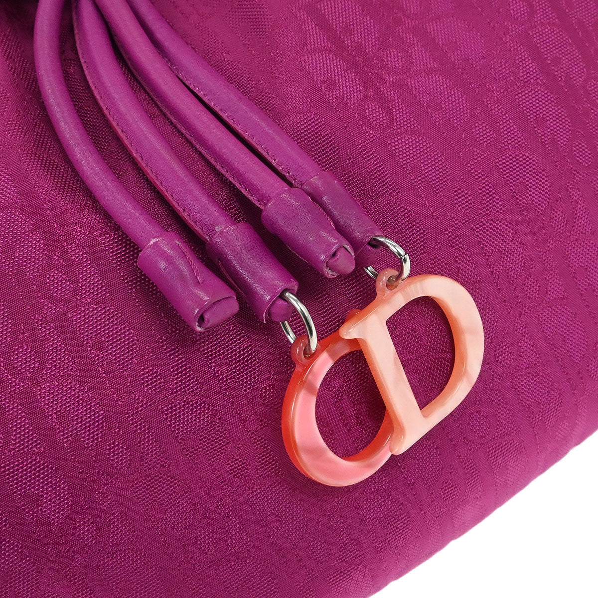 Christian Dior Purple Trotter Tote Handbag