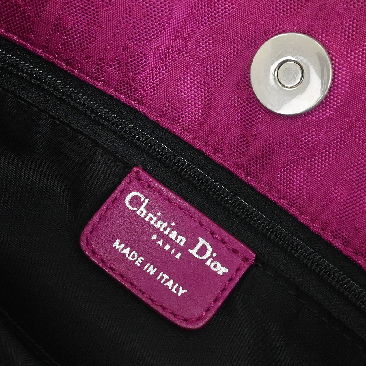 Christian Dior Purple Trotter Tote Handbag