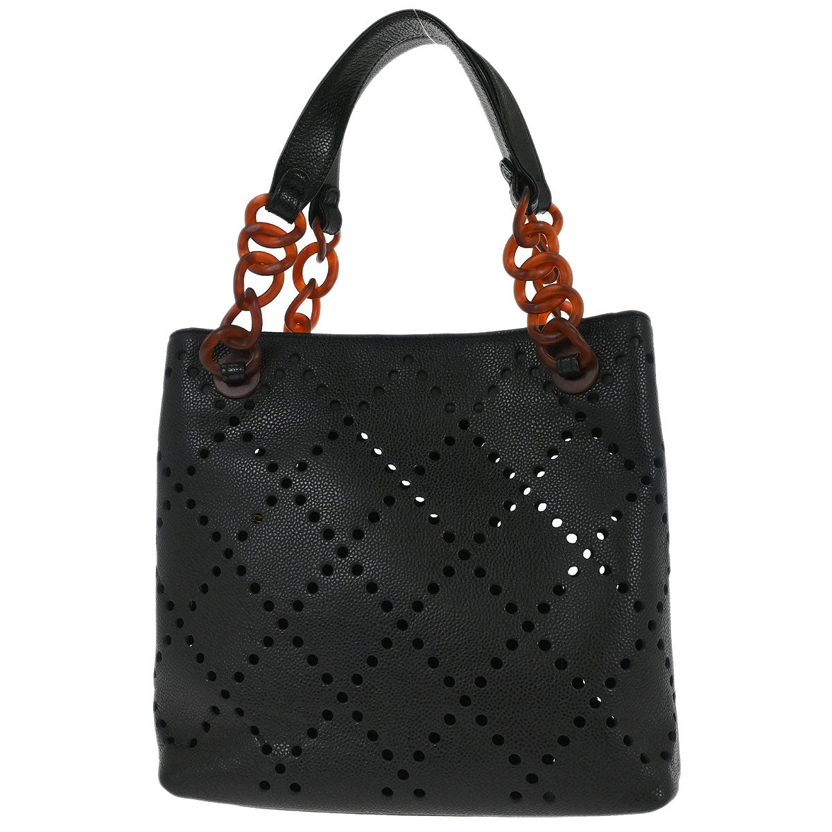 Chanel Black Calfskin Tote Handbag