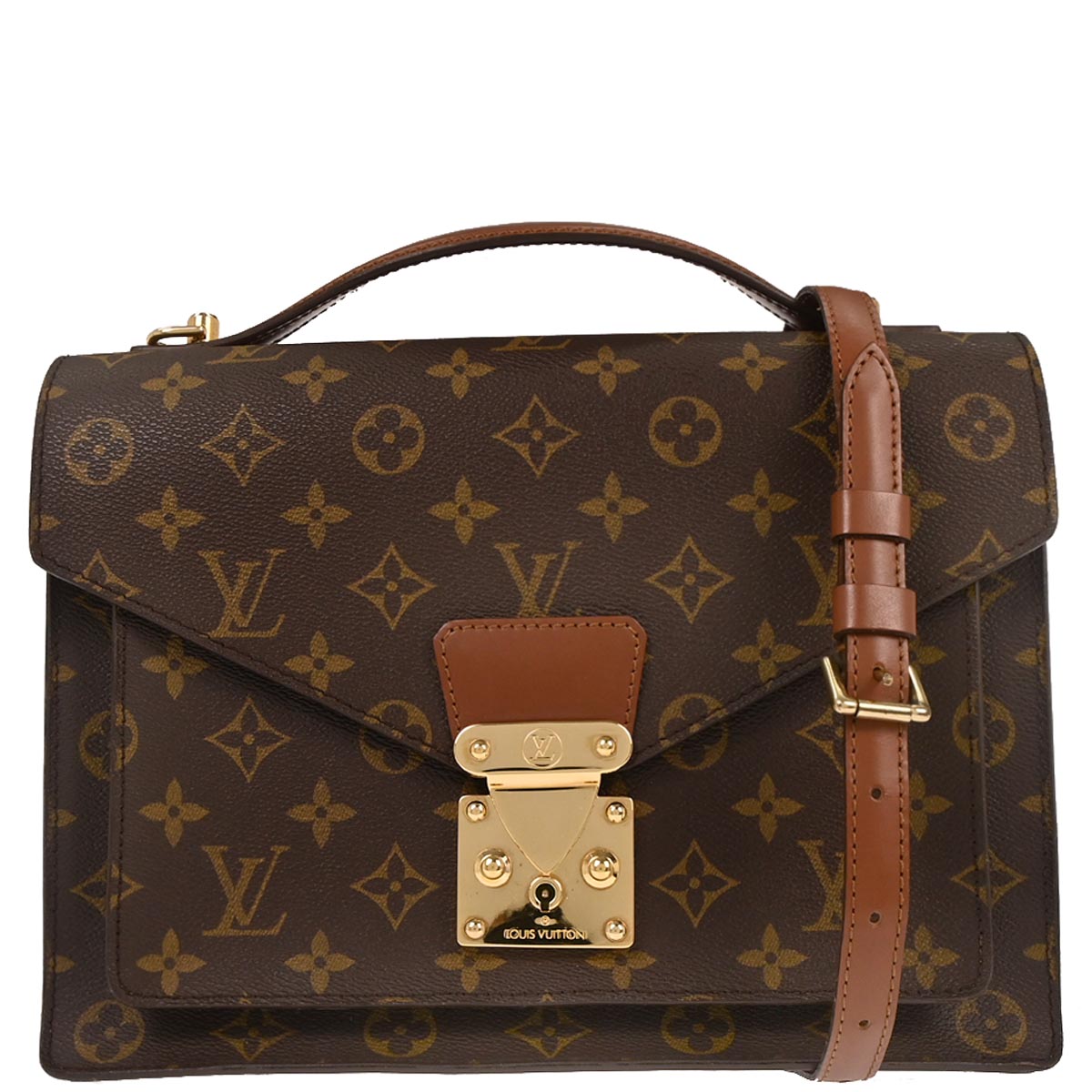 Louis Vuitton Monogram Monceau 28 Business 2way Shoulder Handbag M51185