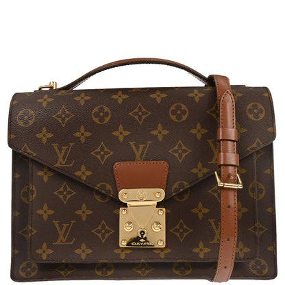 Louis Vuitton Monogram Monceau 28 Business 2way Shoulder Handbag M51185