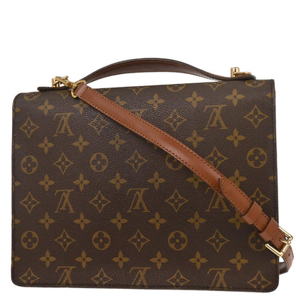Louis Vuitton Monogram Monceau 28 Business 2way Shoulder Handbag M51185