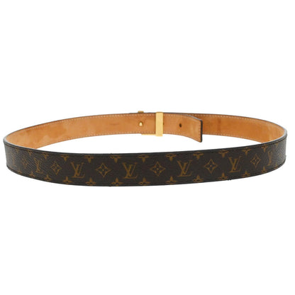 Louis Vuitton 2014 Monogram Ceinture LV Initial Belt M9781W #80/32 Small Good
