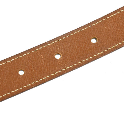 Hermes Black Box Calf Constance Reversible Belt #90 Small Good