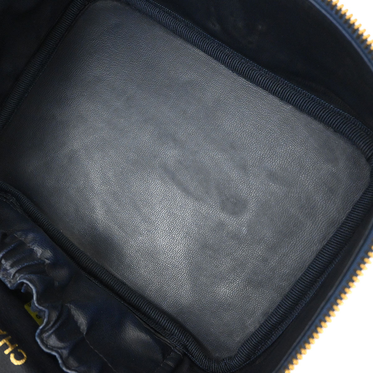 Chanel 1996-1997 Blue Denim Vanity Handbag