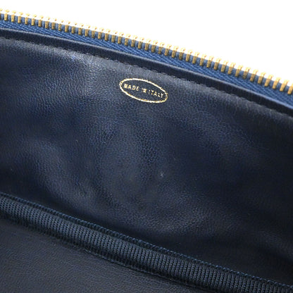 Chanel 1996-1997 Blue Denim Vanity Handbag