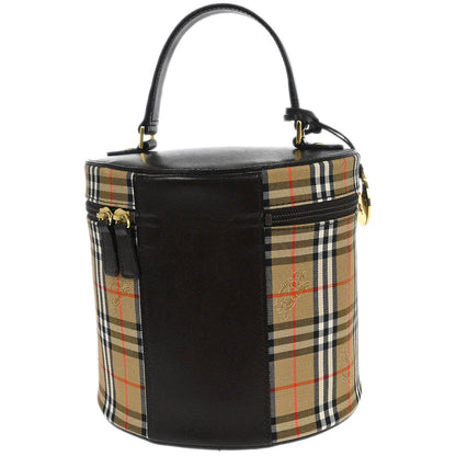 Burberrys Beige House Check Vanity Handbag