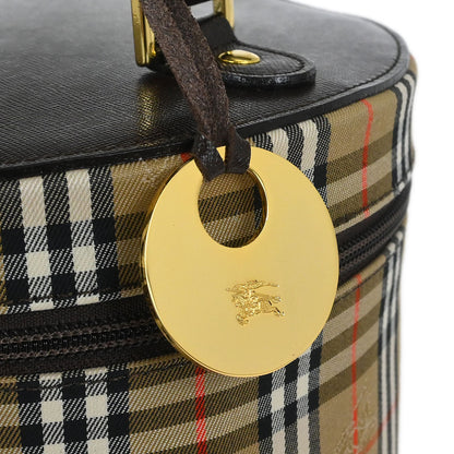 Burberrys Beige House Check Vanity Handbag