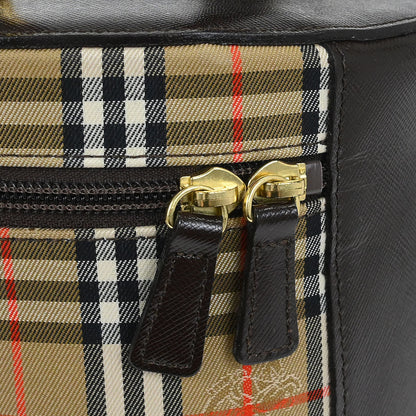Burberrys Beige House Check Vanity Handbag
