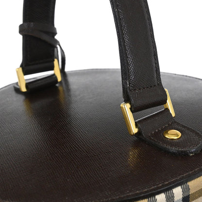 Burberrys Beige House Check Vanity Handbag
