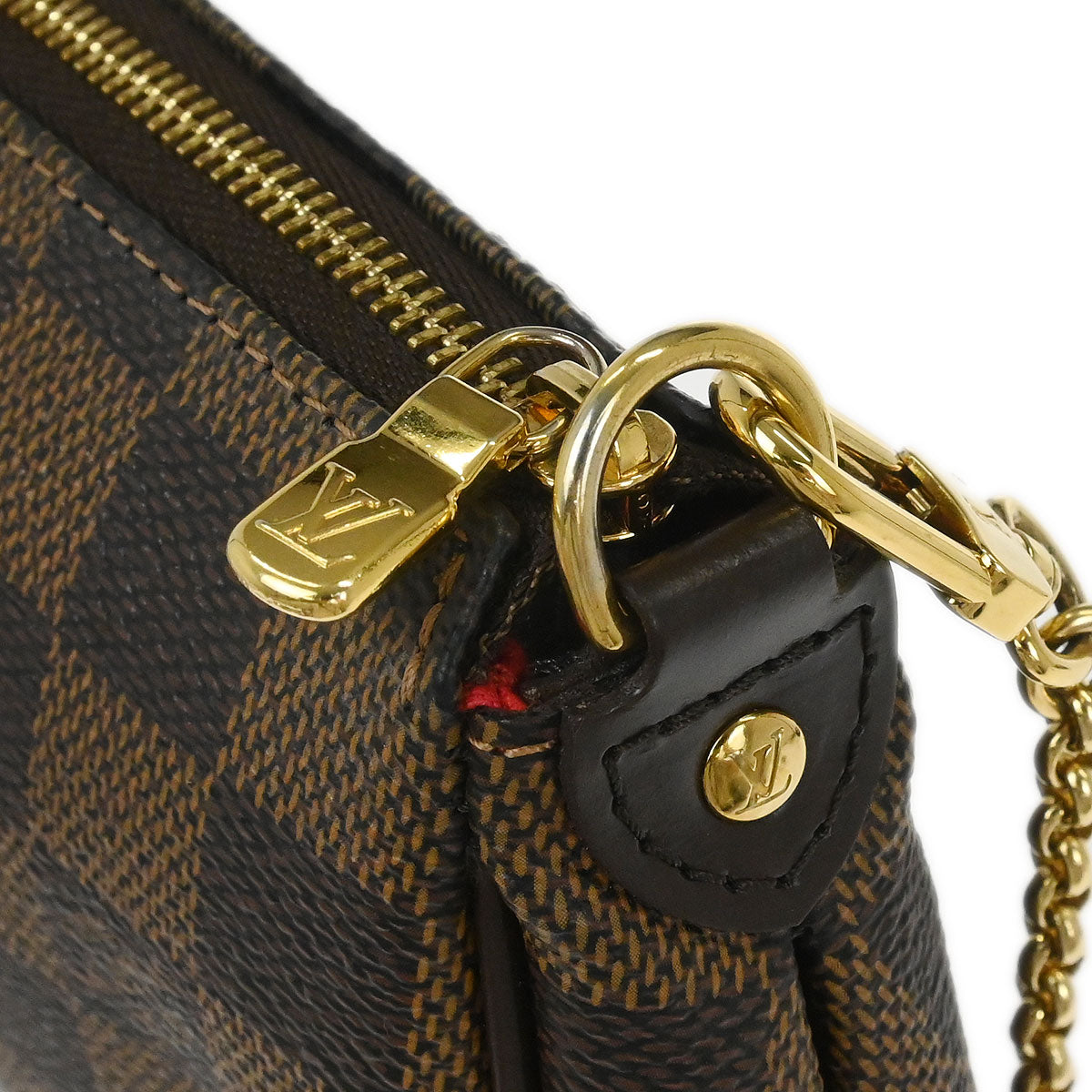 Louis Vuitton 2009 Damier Eva 2way Chain Shoulder Handbag N55213