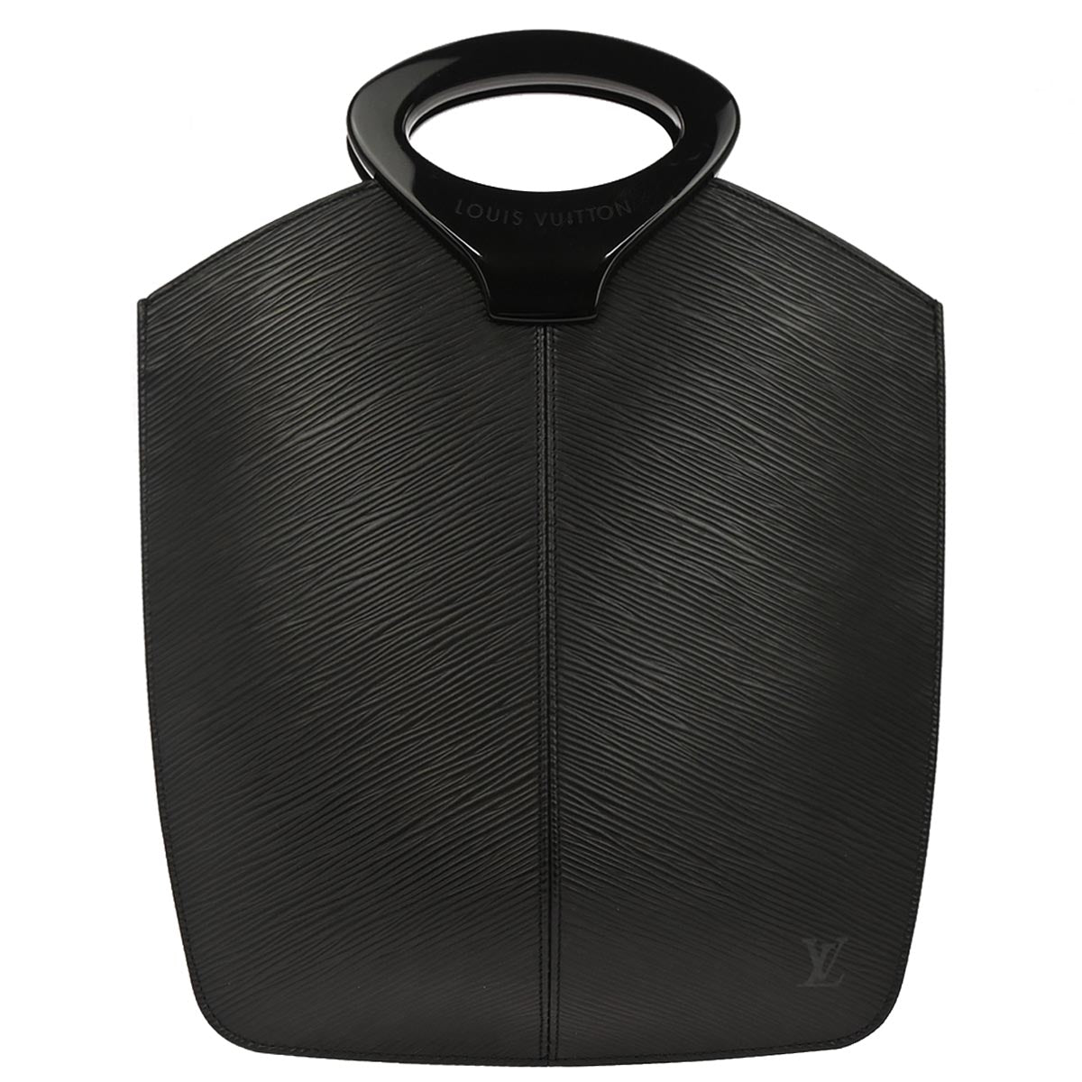 Louis Vuitton Black Epi Demi-lune Handbag M52682