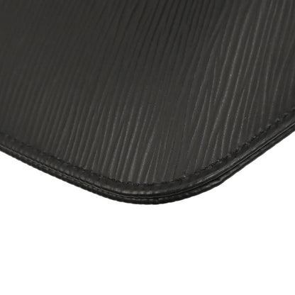 Louis Vuitton Black Epi Demi-lune Handbag M52682